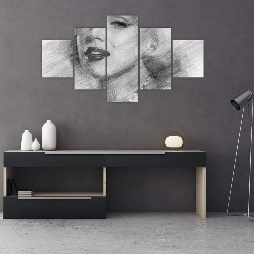 Obraz - Portret Marilyn Monroe (125x70 cm)