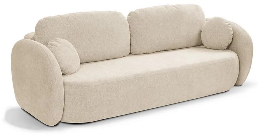 Sofa rozkładana trzyosobowa OLBIA beżowa