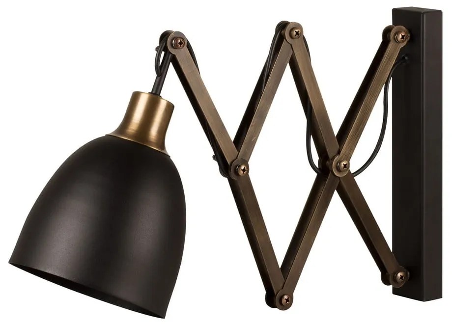 Kinkiet w czarno-brązowym kolorze ø 16 cm Sivani – Opviq lights