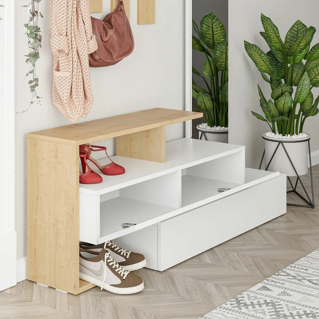 Zestaw do przedpokoju Ramda White and Oak