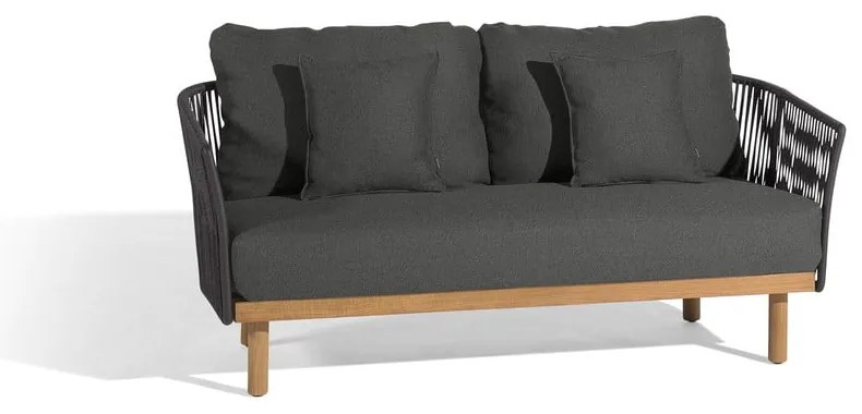 Ciemnoszara sofa ogrodowa Newport – Diphano
