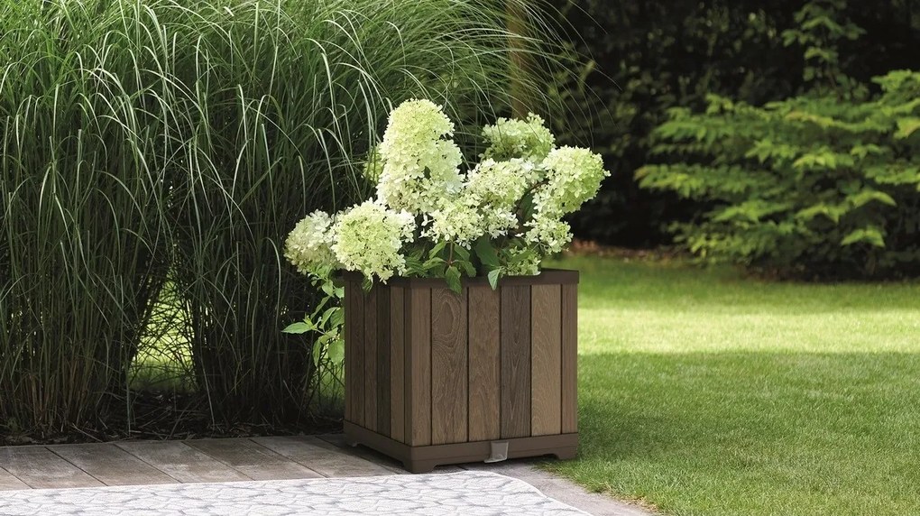 Keter donica Deco Square 45,5 x 45,5 x 45,5 cm, brązowy