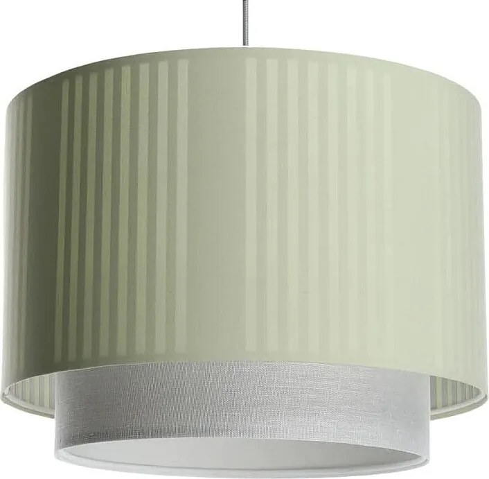 Lampa wisząca DUO LAMI LINE 50 zielona/kremowa