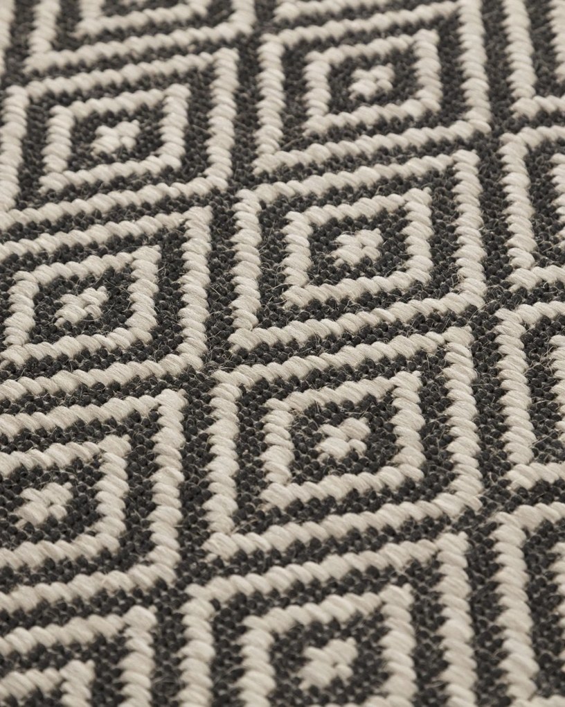 Dywan Modern Geometric black/ sand 160x230cm