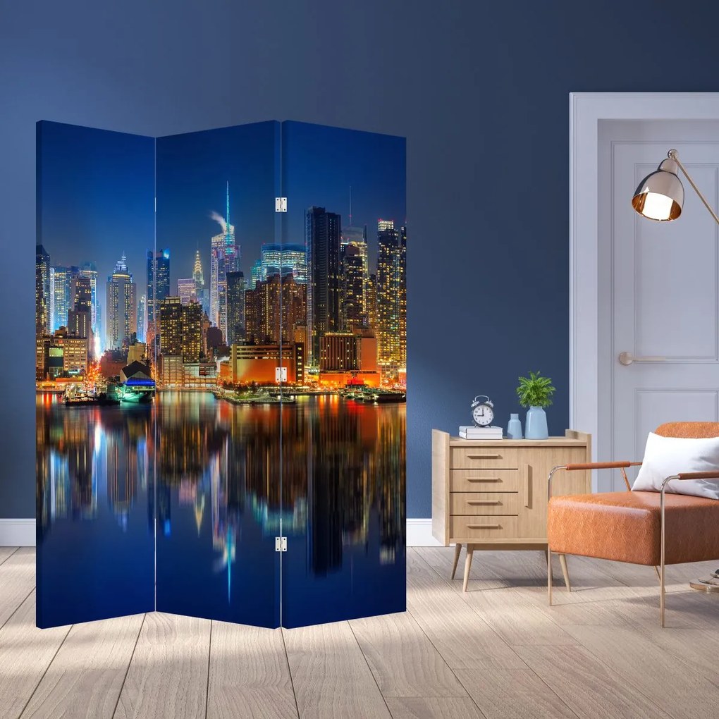 Parawan - Manhattan nocą (126x170 cm)