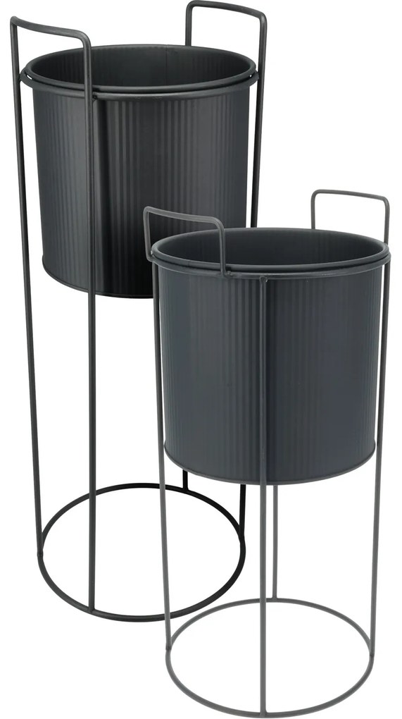 Kwietniki metalowe IDEM, 2 sztuki