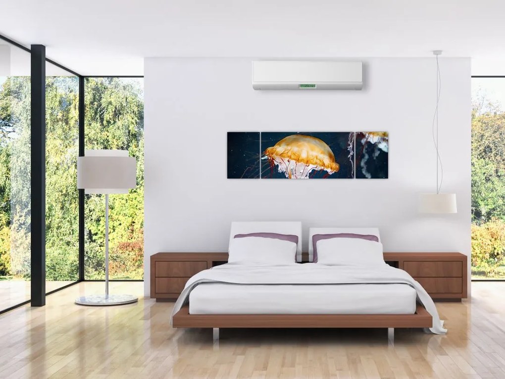 Obraz meduzy (170x50 cm)