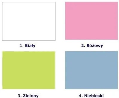 Komoda dla chłopca z szufladami Rostok 10X mix - biało-niebieska