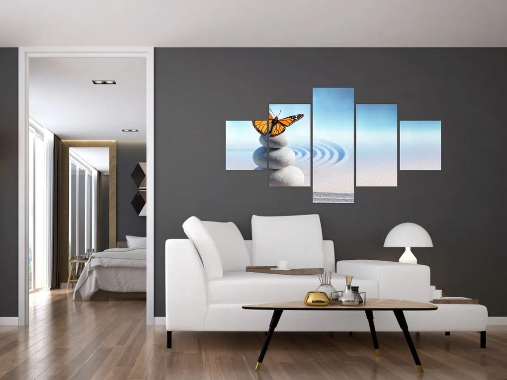 Obraz - Ogród zen (125x70 cm)