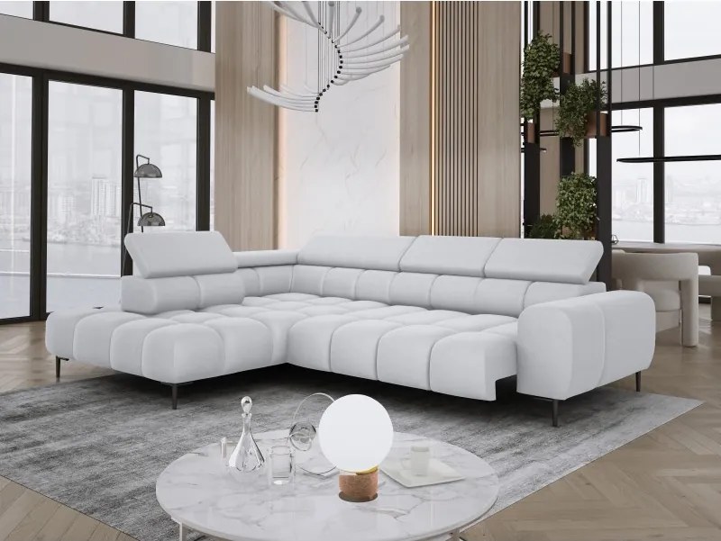 Narożnik PLAZA L wolnostojący Lewostronny w tkaninie SOLAR 80 WERSAL