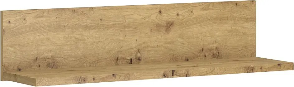 Minimalistyczna Półka Na Ścianę Dąb Artisan R4-W29