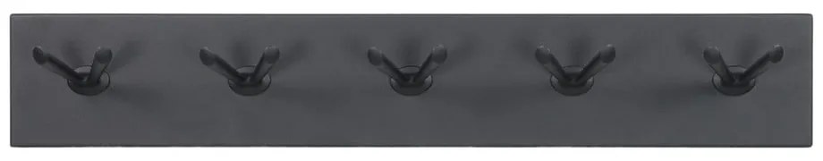 Czarny metalowy wieszak ścienny 74,5 cm Pull – Spinder Design