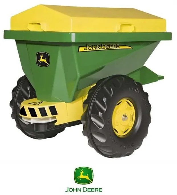 Rolly toys przyczepa / siewnik piaskarka 2 w 1 john deere