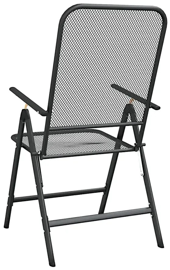 Metalowy zestaw dwóch krzeseł do ogrodu W1-W95