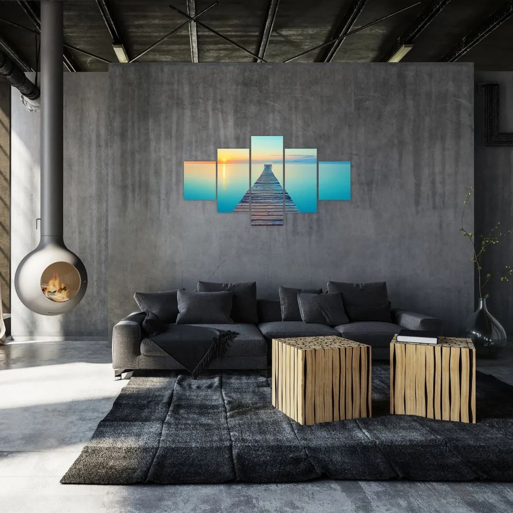 Obraz - Molo do nieskończoności (125x70 cm)