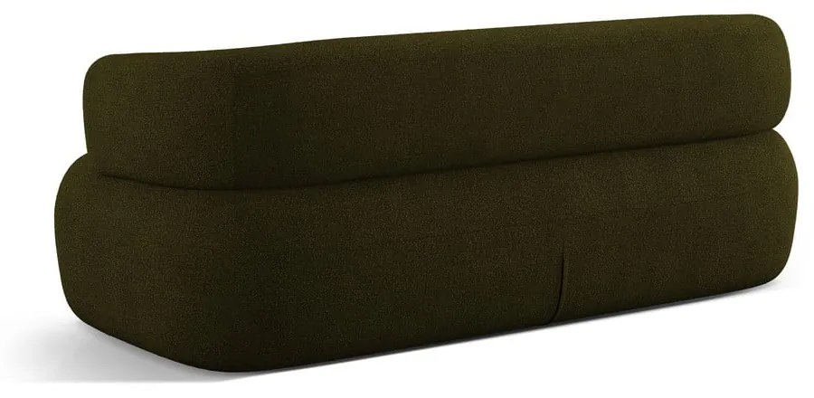 Zielona sofa z materiału bouclé 178 cm Jenny – Micadoni Home