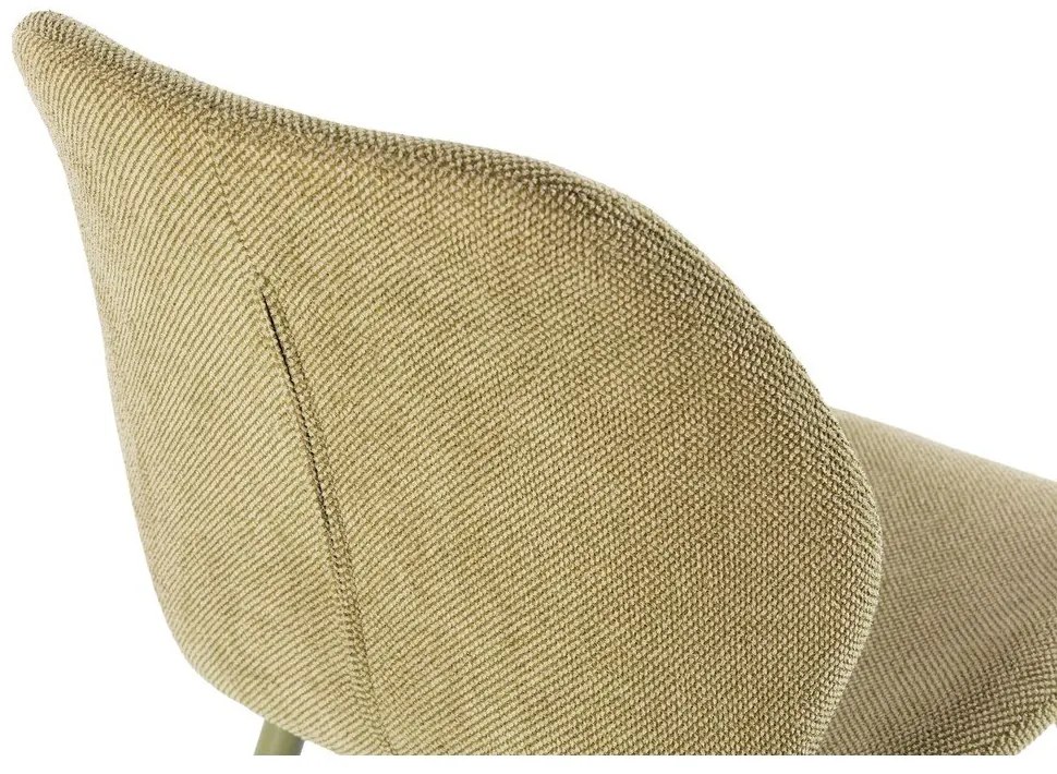 Zielone tapicerowane krzesła zestaw 4 szt. Ansu – Marckeric