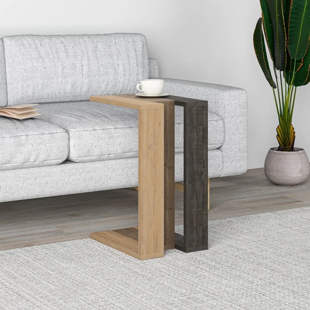 Stolik w dekorze dębu 40x30 cm Macha – Marckeric