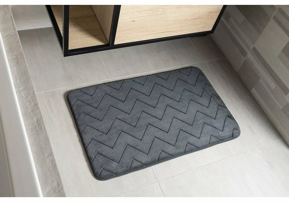 GEDY 96MS508085 Mousse dywanik łazienkowy antracytowy, 50 x 80 cm