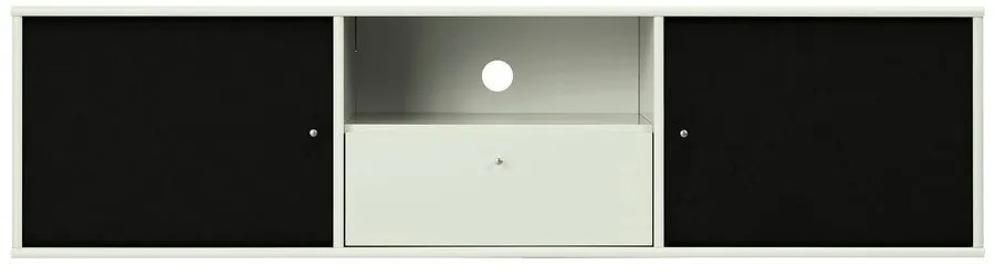 Miętowo-czarna szafka pod TV 161x42x45 cm Mistral – Hammel Furniture