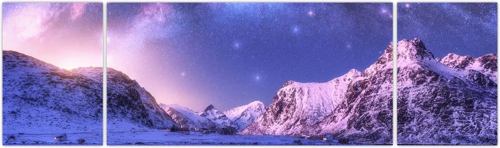 Obraz - Arktyczny krajobraz (170x50 cm)