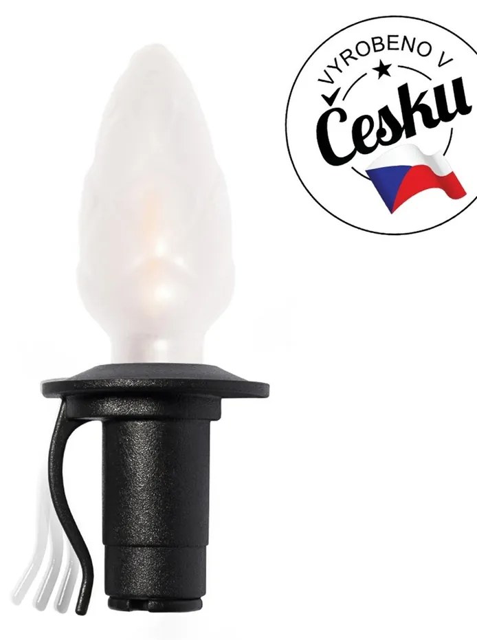 Oświetlenie zewnętrzne Szyszka kolorowy, 20x żarówka LED Filament, podstawowe