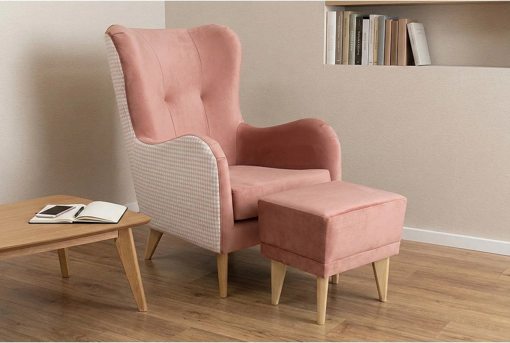 Fotel Roland z podnóżkiem-ergonomiczny, komfortowy i ponadczasowy design