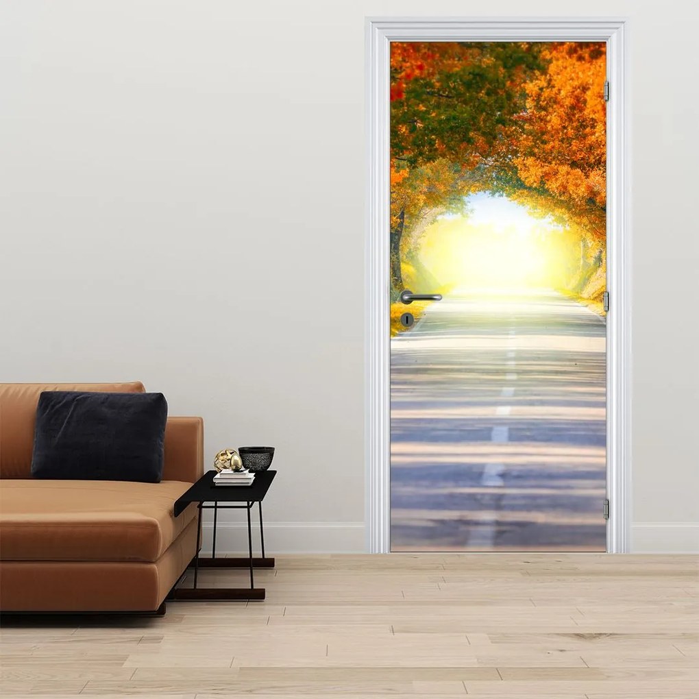 Fototapeta na drzwi - Brama z wierzchołków drzew (95x205cm)