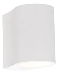 Nowoczesna lampa ścienna biała - Tubo