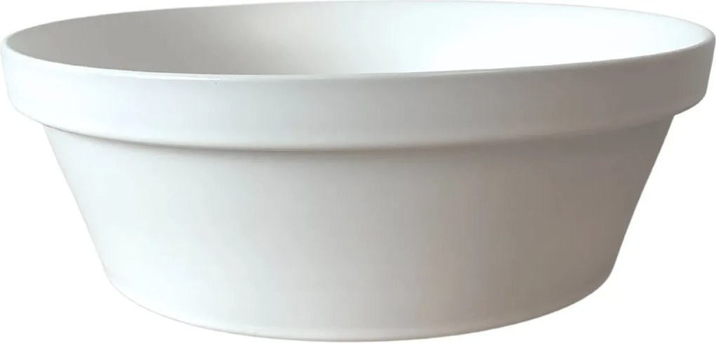 Biała nowoczesna ceramiczna umywalka nablatowa D5-P24