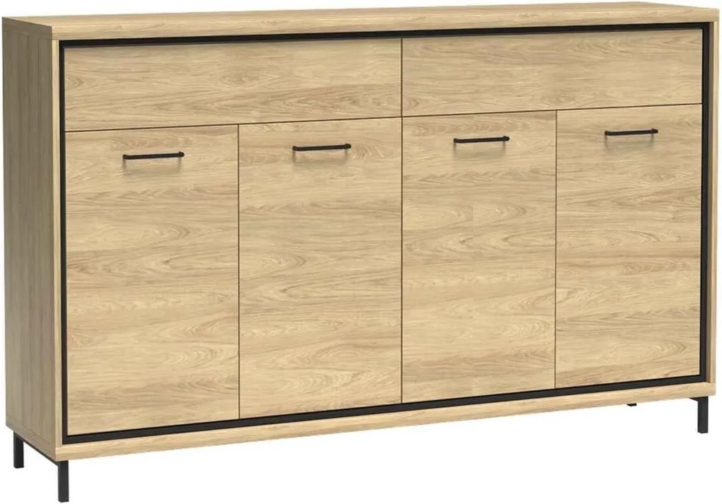 Komoda SYNDRA 177,2 cm do Salonu Sypialni Dąb