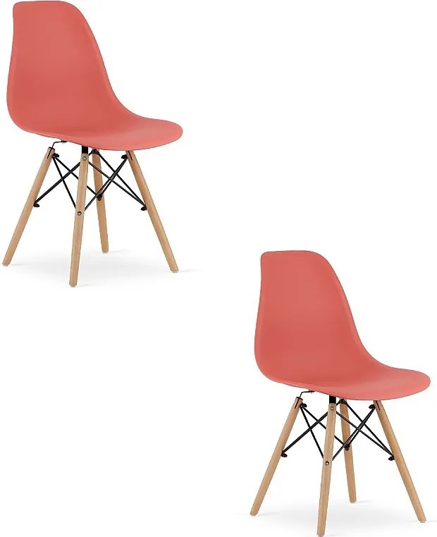 Krzesło Valora OSAKA Ergonomic Design Cynnber Natural Legs x2