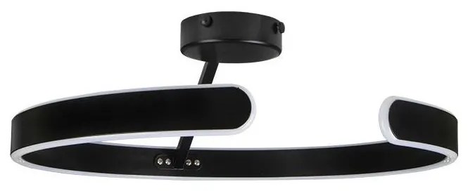 LED 72W lampa sufitowa 230V 3000-6500K czarna z DO, ściemnialna