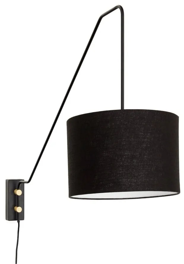 Czarny kinkiet ø 25 cm Jex – Kave Home
