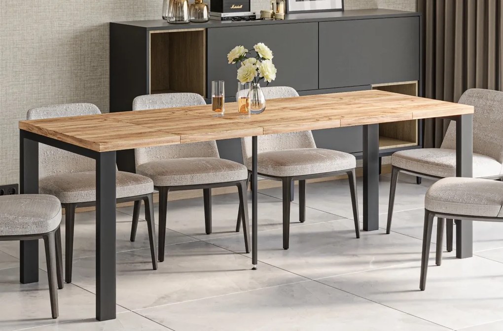 Rozkładany stół do jadalni Garant dąb craft