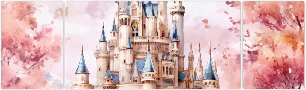 Obraz - Bajkowy zamek (170x50 cm)