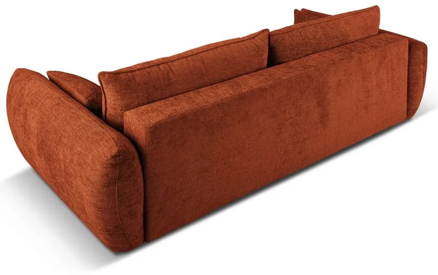 Pomarańczowa sofa 240 cm Matera – Cosmopolitan Design