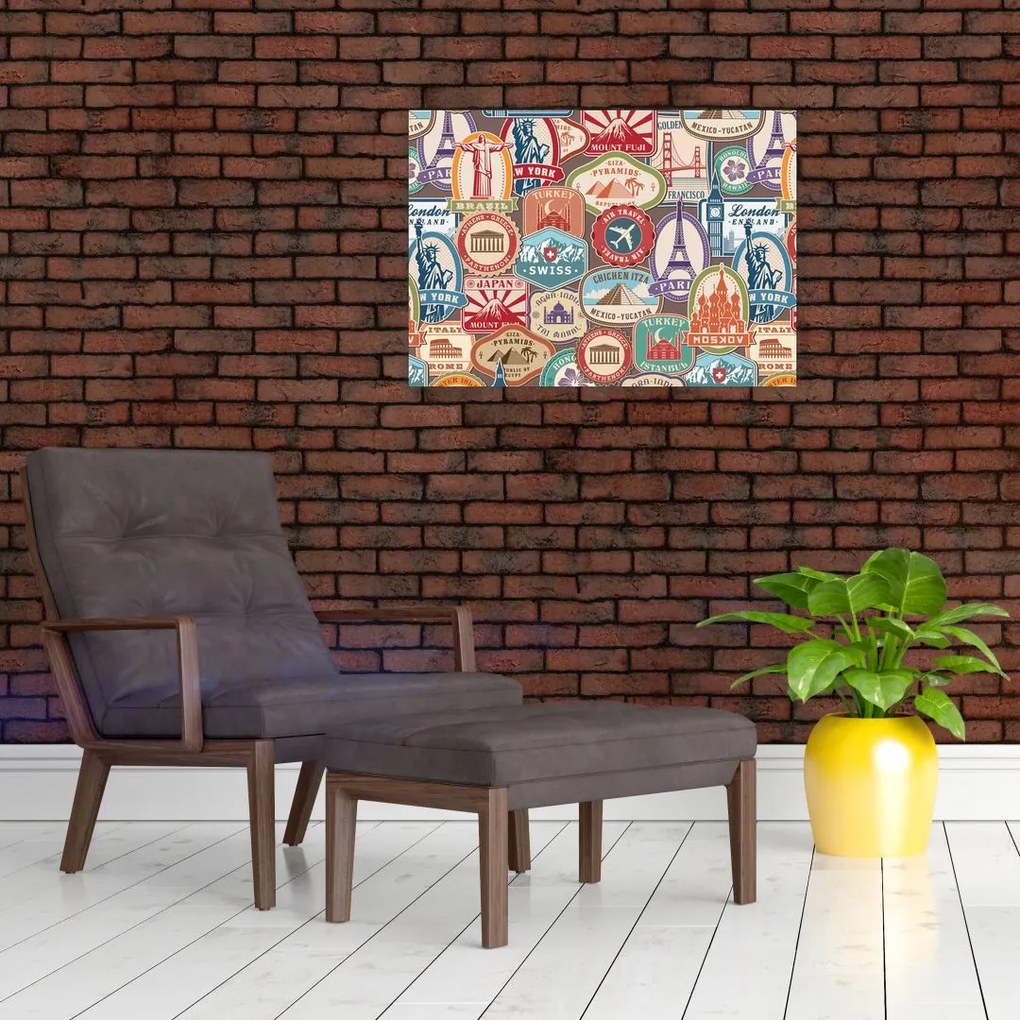 Obraz podróżnika (70x50 cm)