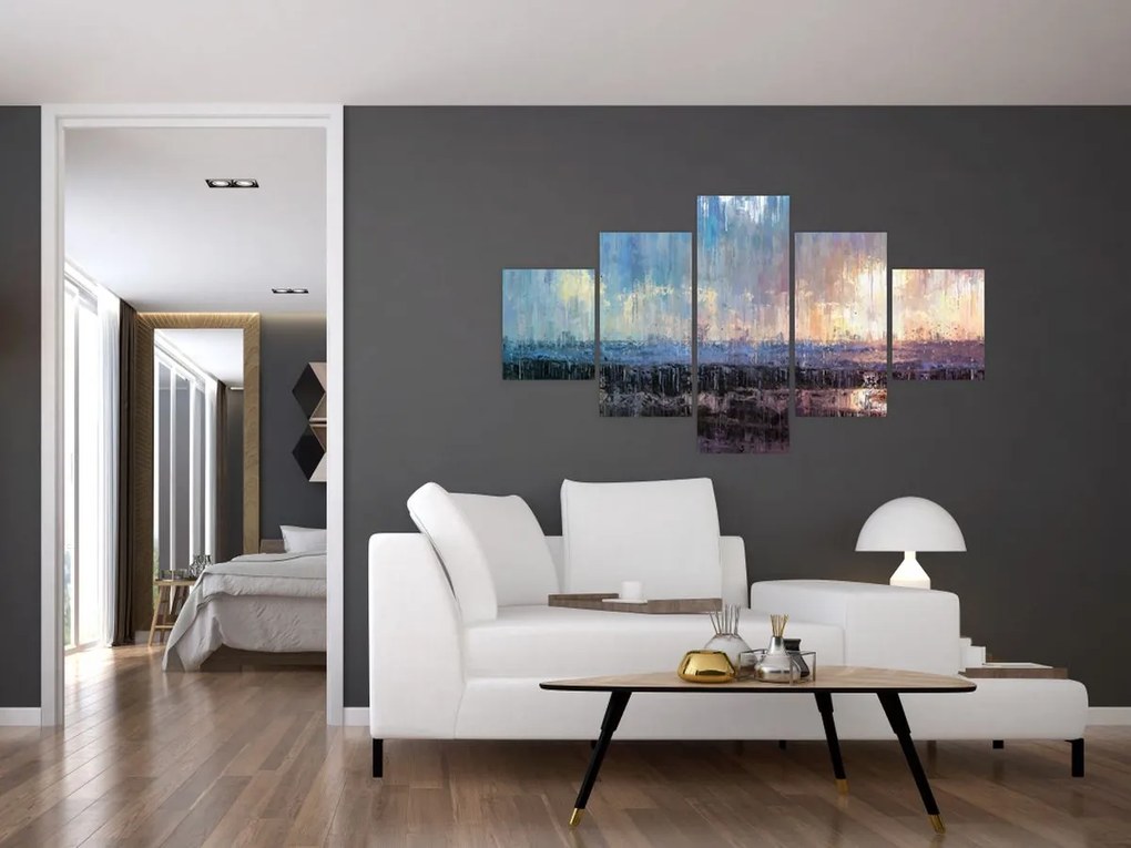 Obraz - Abstrakcja (125x70 cm)