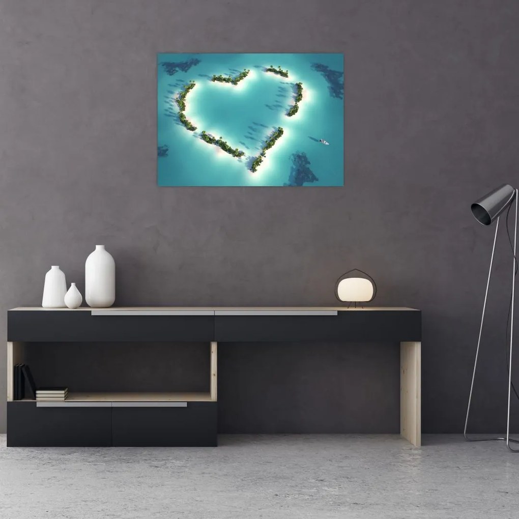 Obraz - Wyspy serca (70x50 cm)
