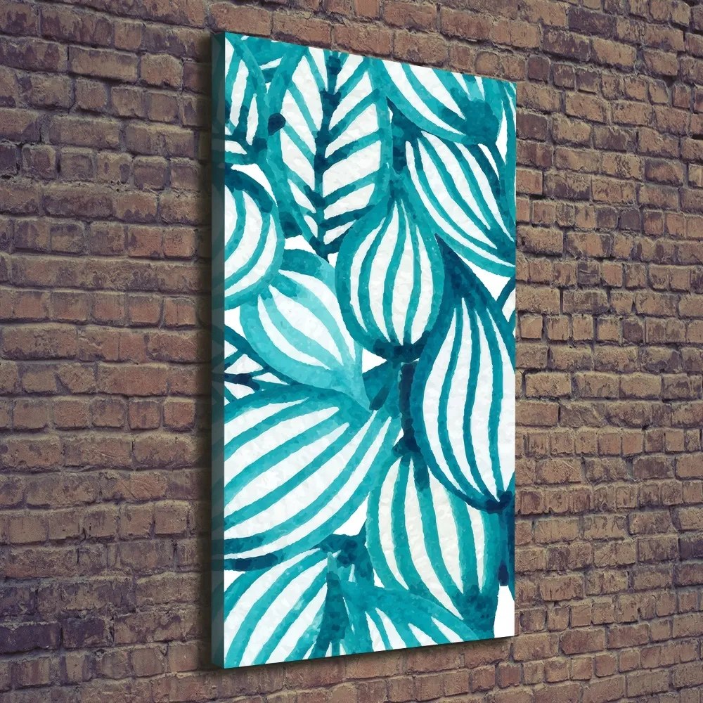 Nowoczesny fotoobraz canvas na ramie pionowy Liście