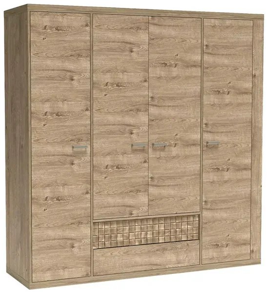 Szafa czterodrzwiowa dąb ribbeck H9-T38