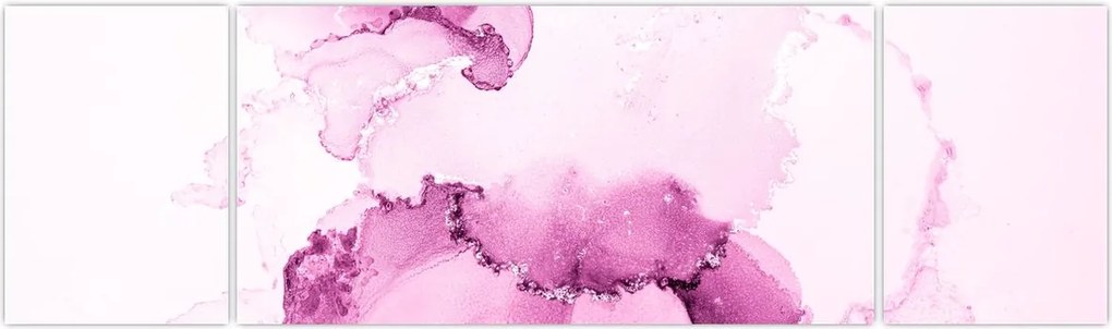 Obraz - Różowy wystrój (170x50 cm)