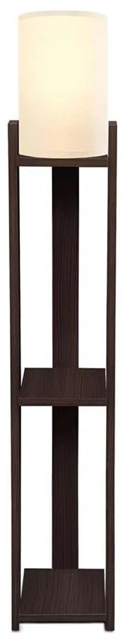 Lampa stojąca AYD 1xE27/40W/230V brązowo-kremowa