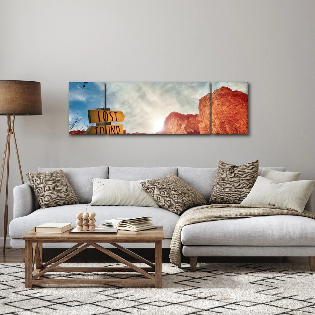 Obraz wskaźnika z napisem (170x50 cm)