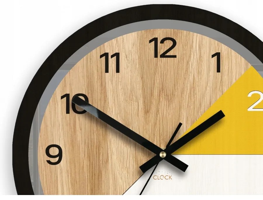 Zegar ścienny nowoczesny z cichym mechanizmem do salonu sypialni okrągły