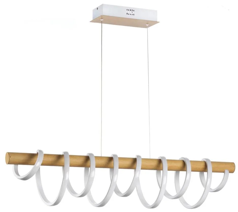 ONLI - LED Żyrandol na lince NILO LED/70W/230V 4000K brązowy/biały