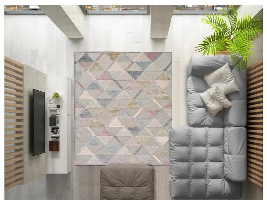 Szary dywan Universal Margot Triangle, 160x230 cm