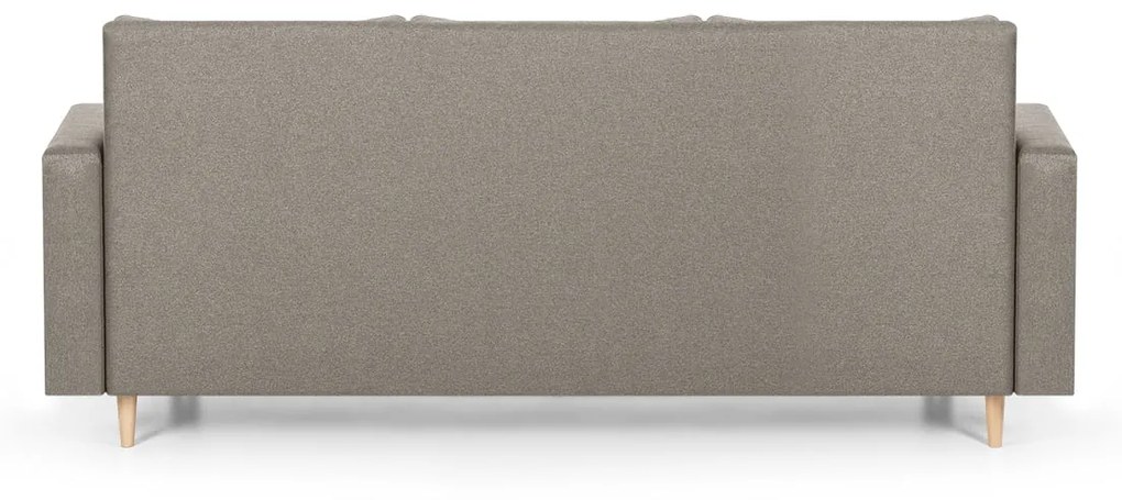 Kanapa sofa 3 osobowa z funkcją spania KEN Ciemny brąz