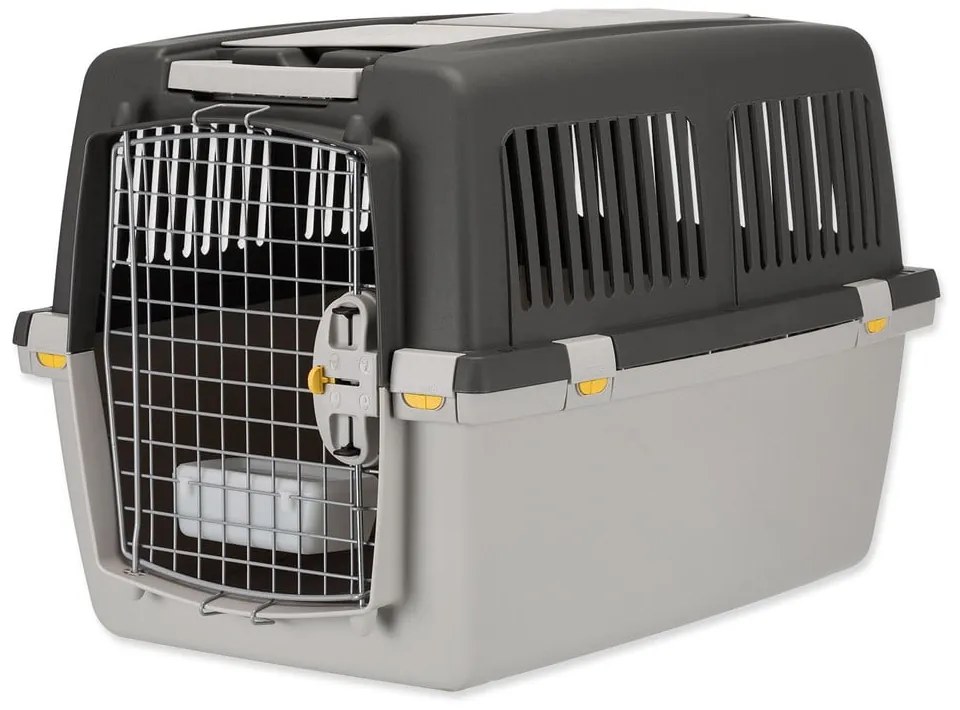 Szary transporter dla czworonoga 72x52 cm Trixie Gulliver 4 S-M – Plaček Pet Products